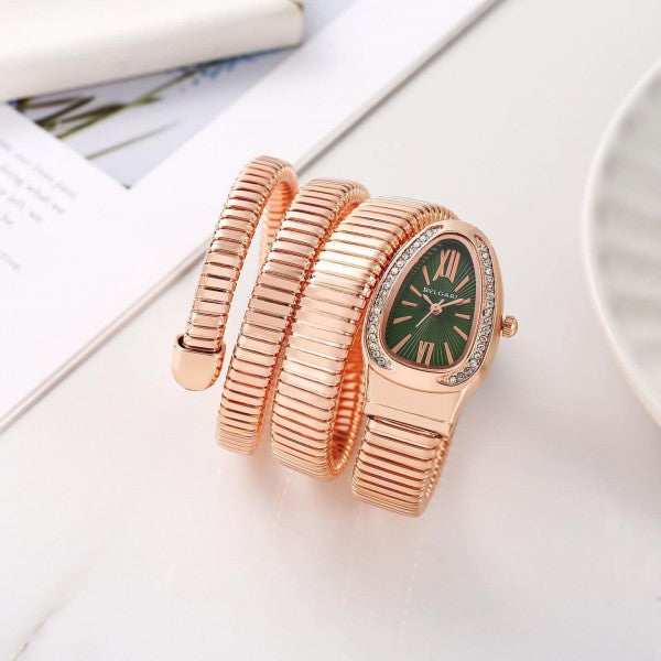 Bvlg_ari Serpenti Snake Watch