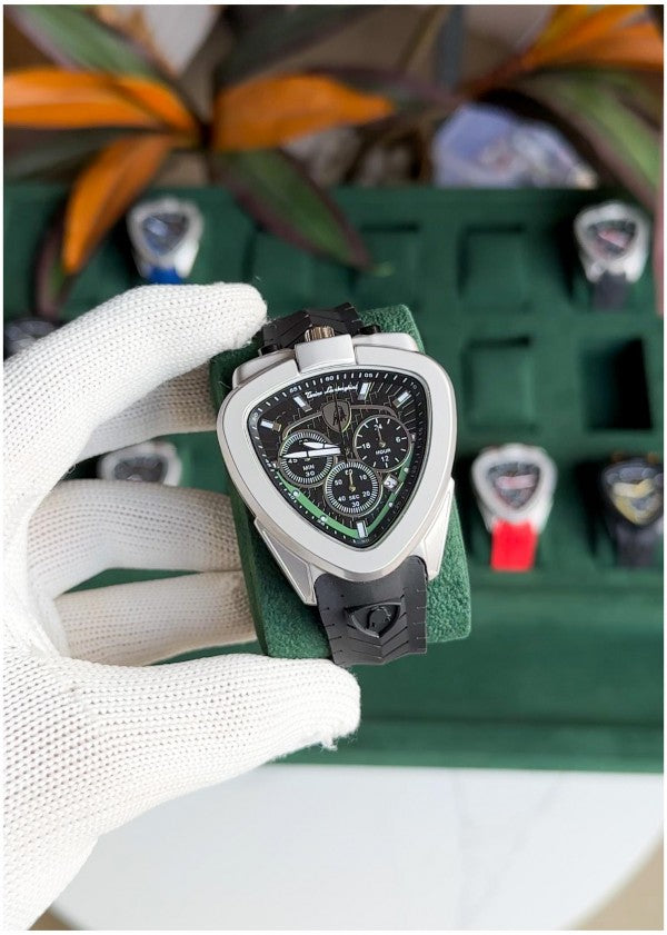 Lambor_ghini Spider Chronograph (Silver)