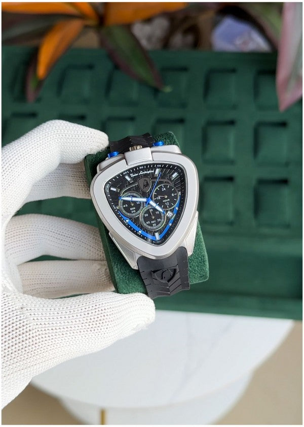 Lambor_ghini Spider Chronograph (Silver)