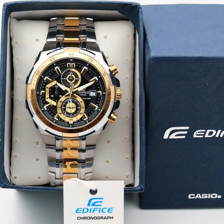 Cas_io Edi_fice Watch(Silver-Gold)