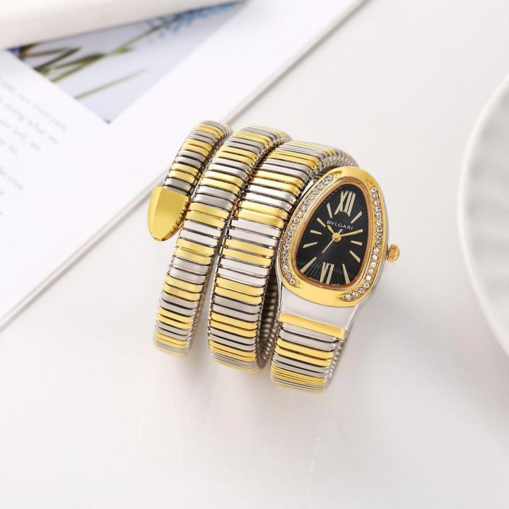 Bvlg_ari Serpenti Snake Gold & Silver