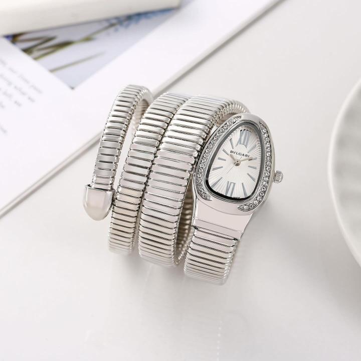 Bvlg_ari Serpenti Snake Silver