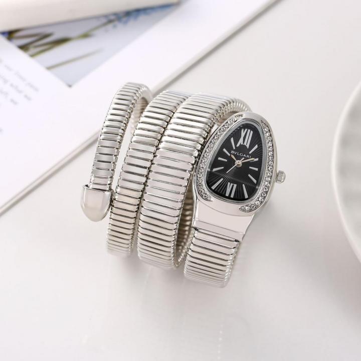 Bvlg_ari Serpenti Snake Silver