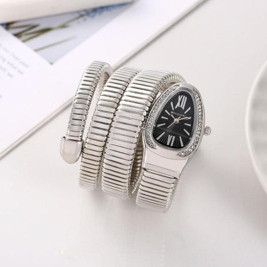 Bvlg_ari Serpenti Snake Silver