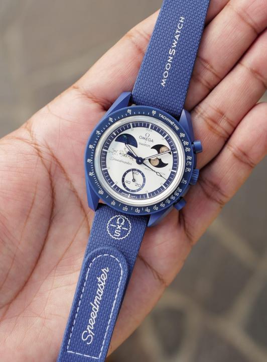 Ome_ga Sun Moon Watch (Blue)