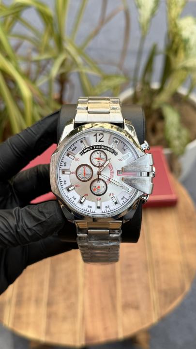 Diese_l 10 Bar Japan Quality Watch (Silver)