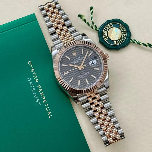 Role_x Oyster Perpetual Date Just 2Ton-Copper-Grey